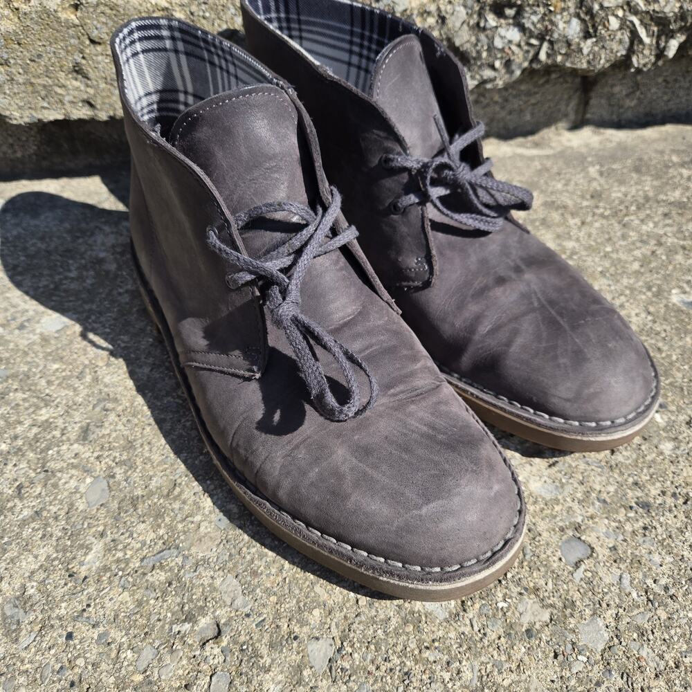 Clarks Bushacre Men's Chukka Boots Size 11 M Gray‎ 15522 Desert